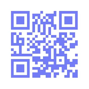 Exemplo de um código QR de URL contendo uma URL
