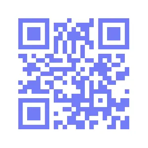 Ejemplo de un código QR de URL que contiene una URL